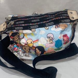 LeSportsac Women's Cartoon Print Crossbody Bag Paradiso retired